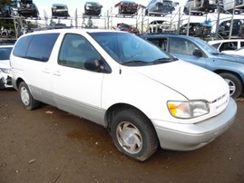 1999 TOYOTA SIENNA XLE WHITE AT 3.0 Z19594